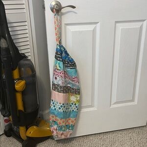 Colorful Patchwork Hanging Bag for plastic bags